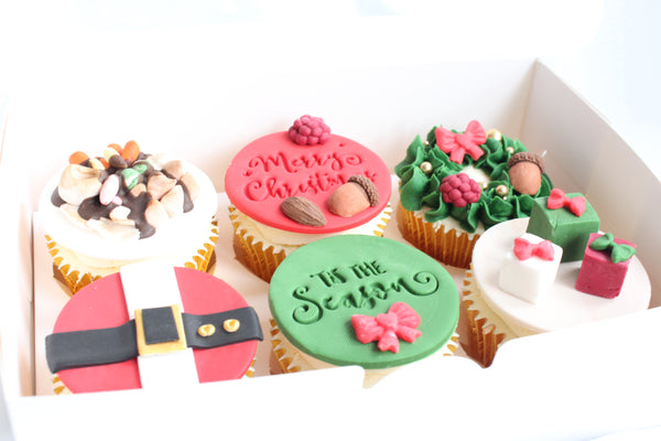 Classic Christmas Cupcakes