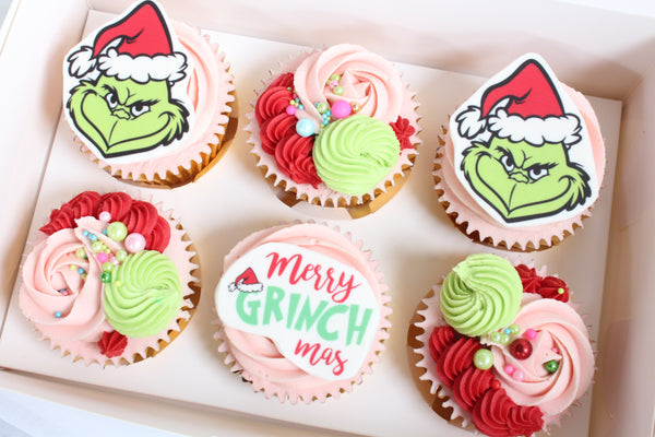 Grinch Cupcakes
